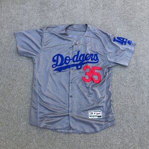 MAJESTIC Los Angeles Dodgers #35 Cody Bellinger Jersey 44 LA Authentic Sitched
